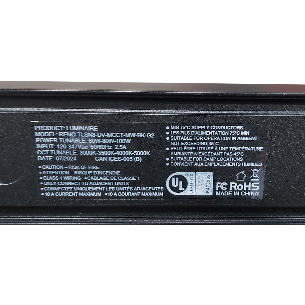 RENO-TLSN8-DV-MCCT-MW-BK-G2(8FT)