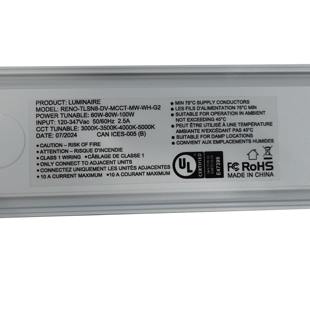 RENO-TLSN8-DV-MCCT-MW-WH-G2(8FT)
