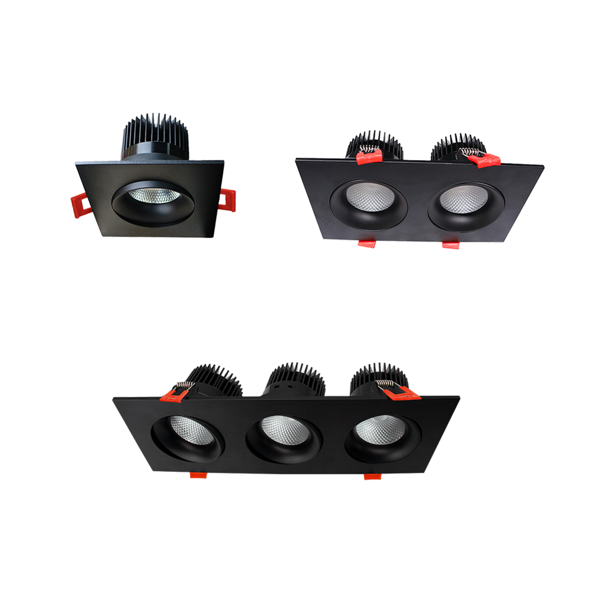 Indoor Fixtures / Recessed Downlights / Regress Gimbals / Square Regress Gimbals